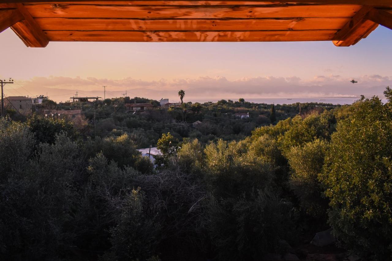 Amber Seaview Villa By The Olive Groves Kalamata Extérieur photo